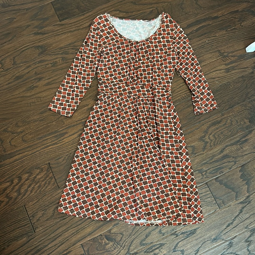 Garnet Hill dress 3/4 sleeve. No flaws! Perfect condition. Size XS